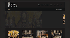 Desktop Screenshot of brabantensemble.com